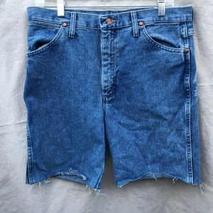 Wrangler Lil Nas Denim Cut off Shorts